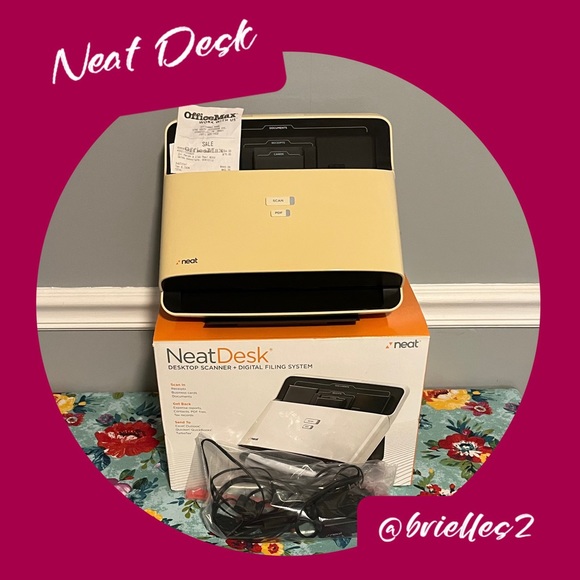 Neat Desk Other - 🎠 EUC Yellow NeatDesk Desktop Scanner and Digital Filing System